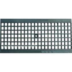 Решетка чугунная ячеистая Aquastok Norma DN200 C250 500х245х21 мм