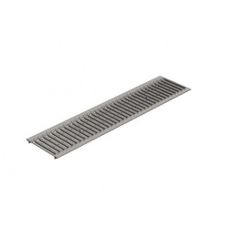 Решетка штампованная нержавеющая Aquastok Norma DN200 A15 1000х245х22 мм
