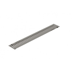 Решетка штампованная нержавеющая Aquastok Norma DN100 A15 31042А 1000х135х22 мм